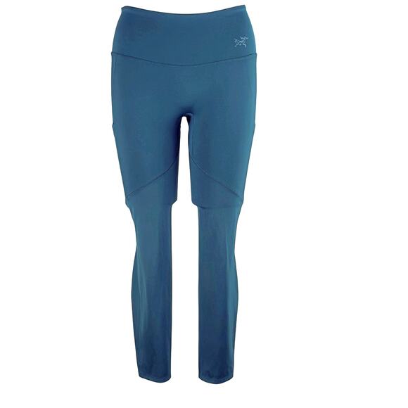 Arcteryx Women’s Size XS Oriel Legging Teal Ankle Pockets Dark Green Athleisure - Picture 3 of 10